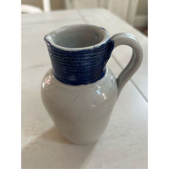 Williamsburg Pottery Vintage Salt Glazed Pitcher - Picture 2 of 3